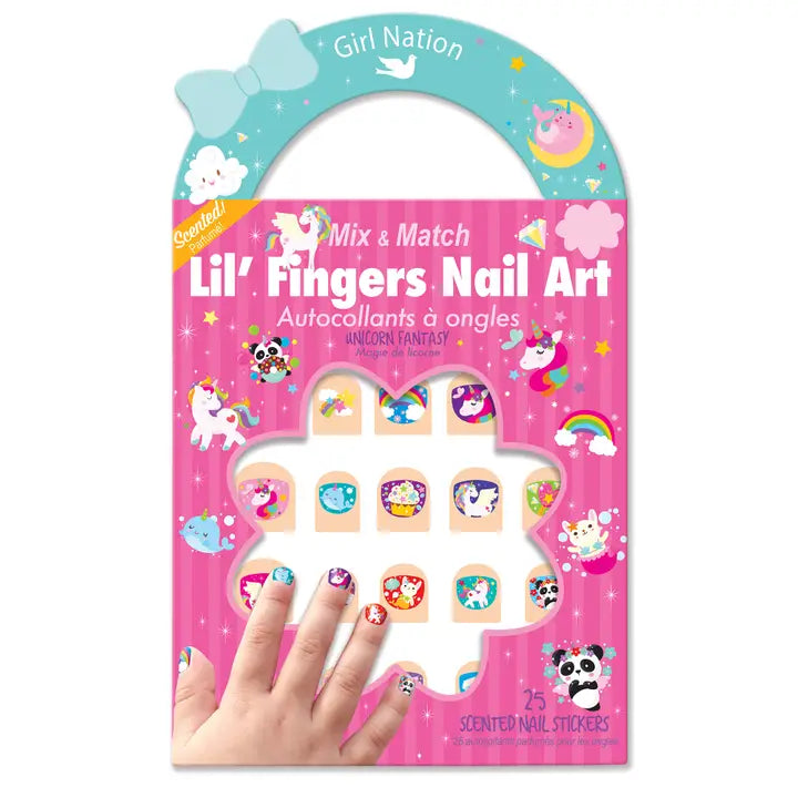 Lil Fingers Nail Art Unicorn Fantasy