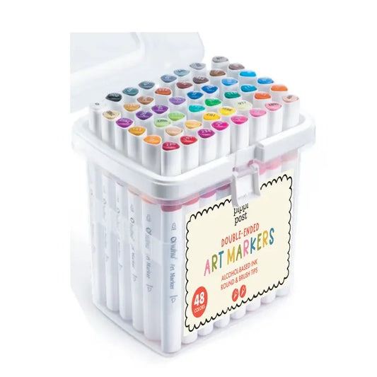 Dual Tip Alcohol Based Art Markers Set