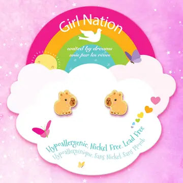 Girl Nation Cutie Stud Earrings