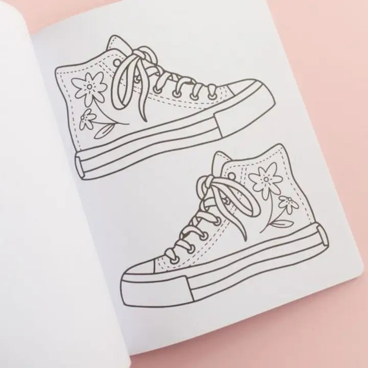 Bows & Blooms Coloring Book