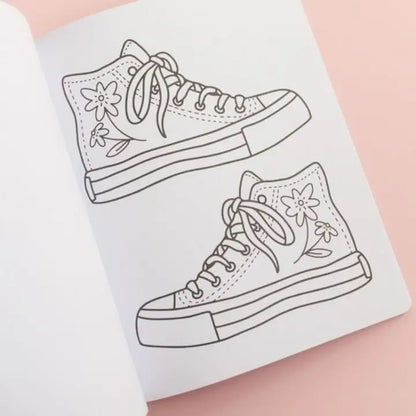 Bows & Blooms Coloring Book