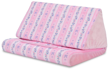 Floral Stripes Tablet Pillow