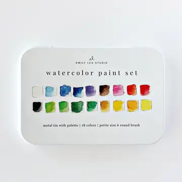 Watercolor Paint Set 18 colors