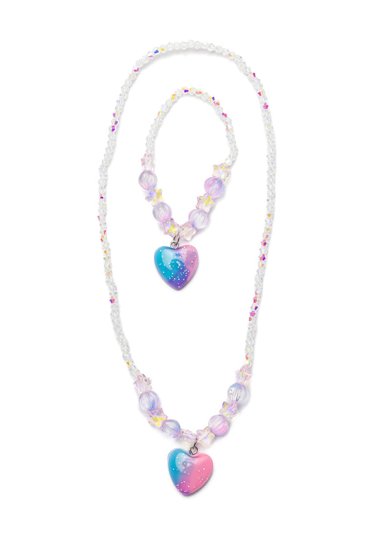Galaxy Heart Jewelry Set