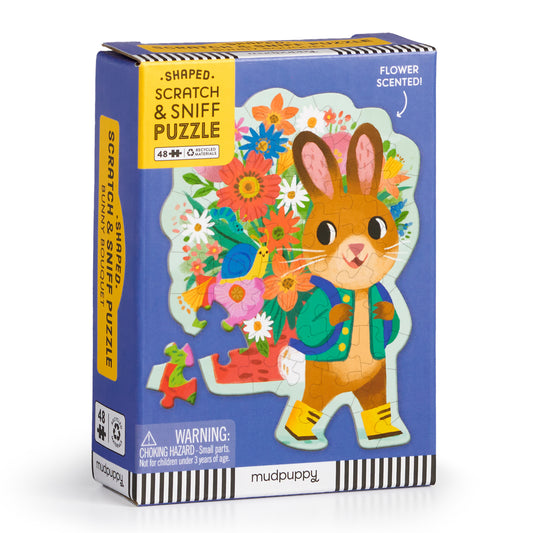 Scratch Sniff Bunny Bouquet 48pc Mini Puzzle
