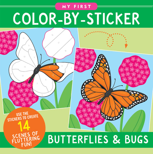 Color by Sticker Butterflies Bugs