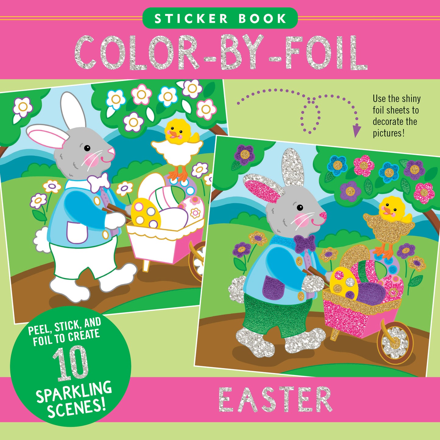 Color by Foil Sticker Book Easter