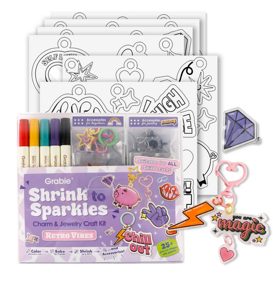 Shrink to Sparkles Retro Vibes