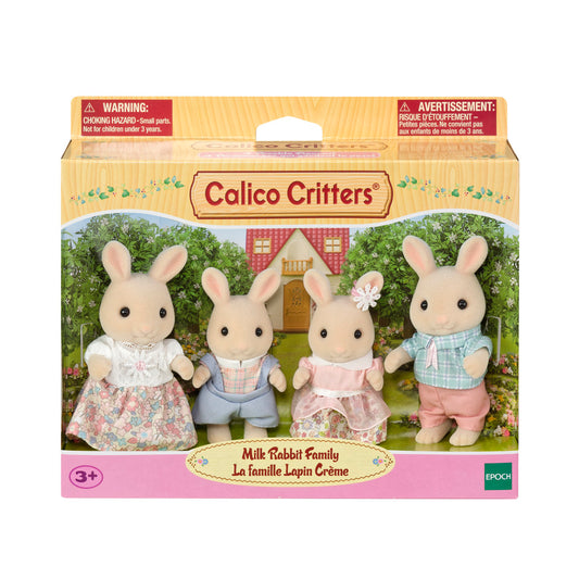 Calico Critters Milk Rabbit Family