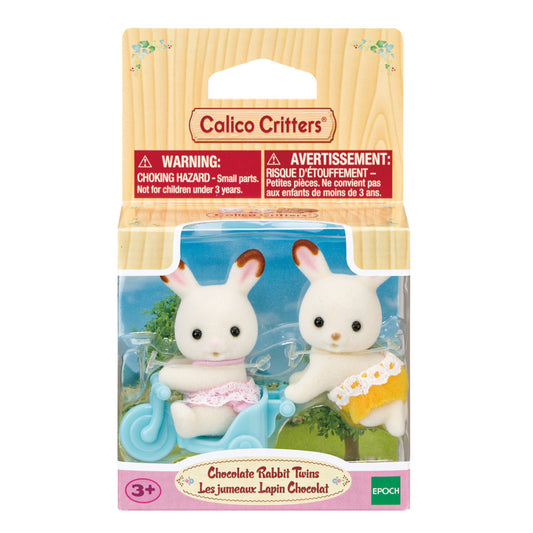 Calico Critters Chocolate Rabbit Twins