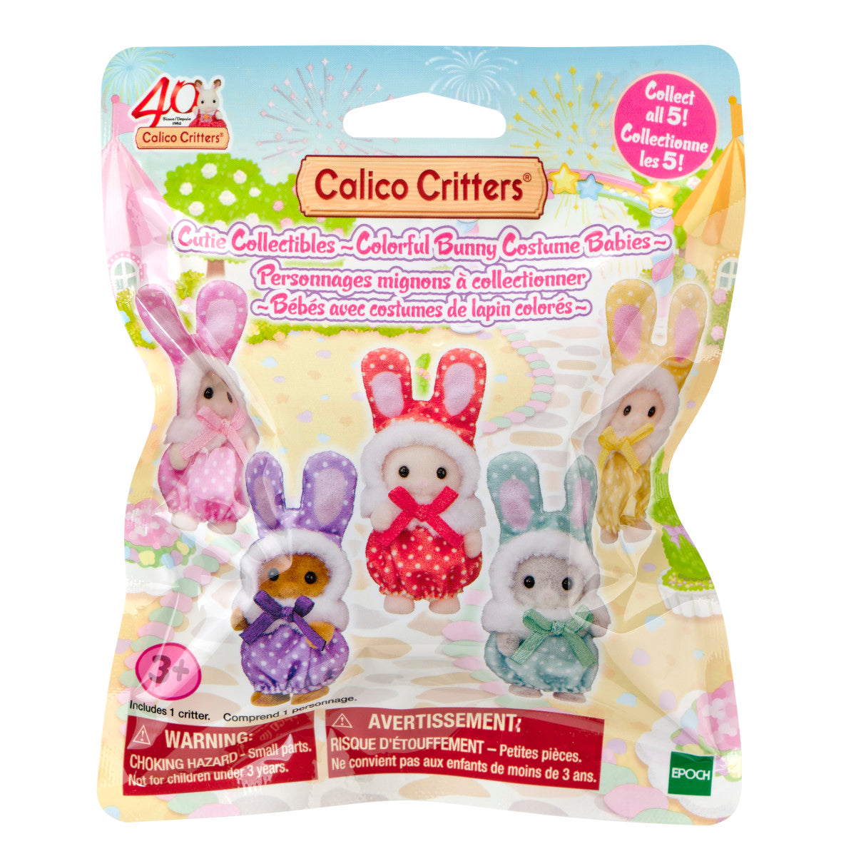 Calico Critters Colorful Bunny Costume Blind Bags