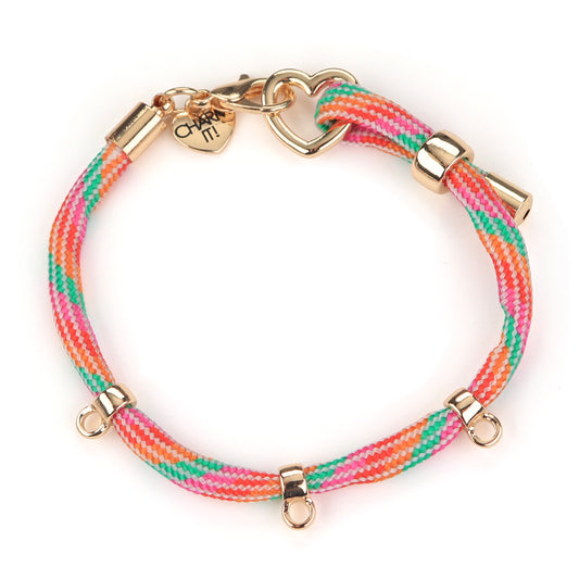 Charm It Gold Multi Cord Bracelet