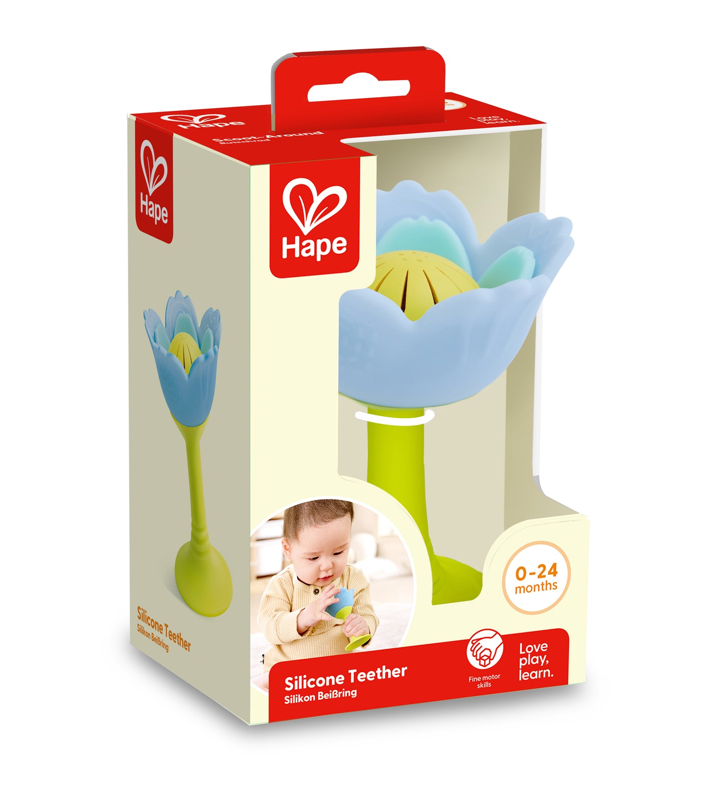 Blue Rattle and Teether Flower