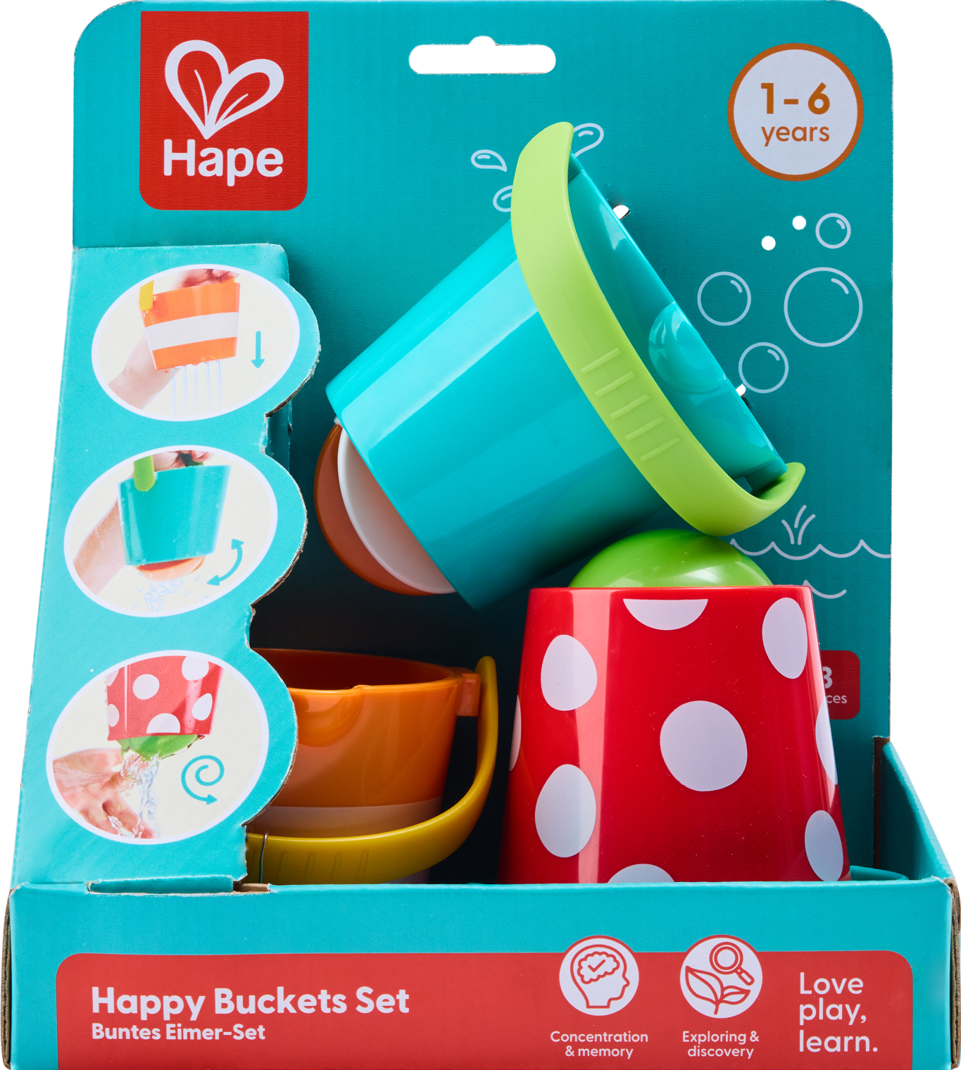 Happy Buckets Bath Set
