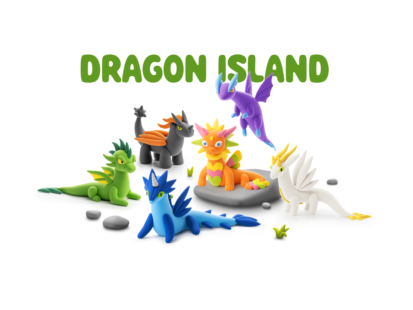 Hey Clay Dragon Island