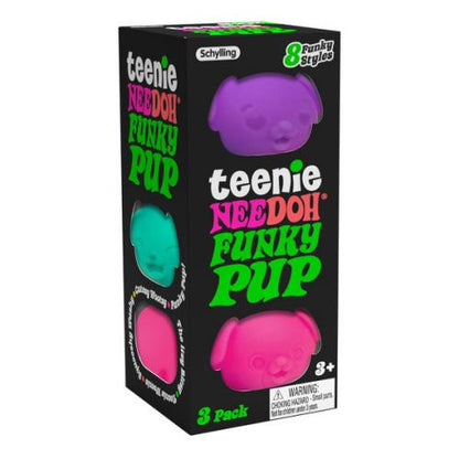 Teenie Needoh Funky Pup 3pk