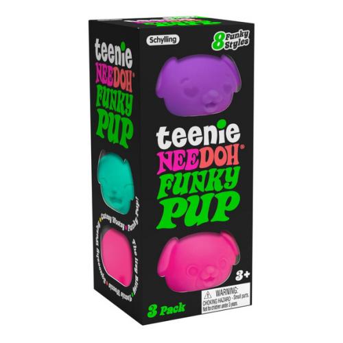Teenie Needoh Funky Pup 3pk