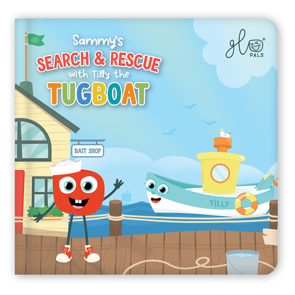 Glo Pals Book Sammy Search & Rescue Tugboat