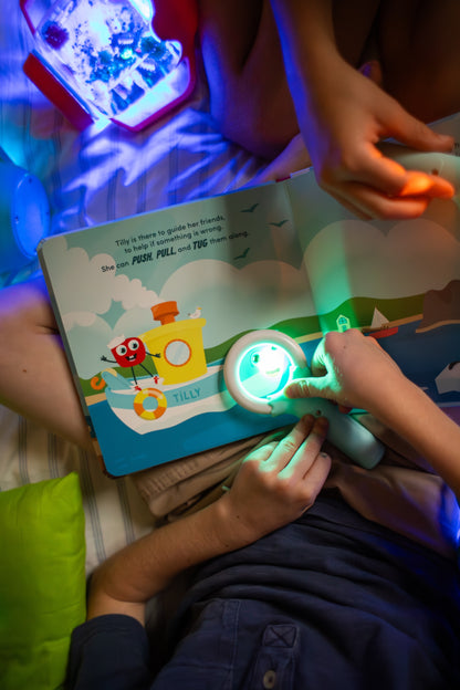 Glo Pals Book Sammy Search & Rescue Tugboat