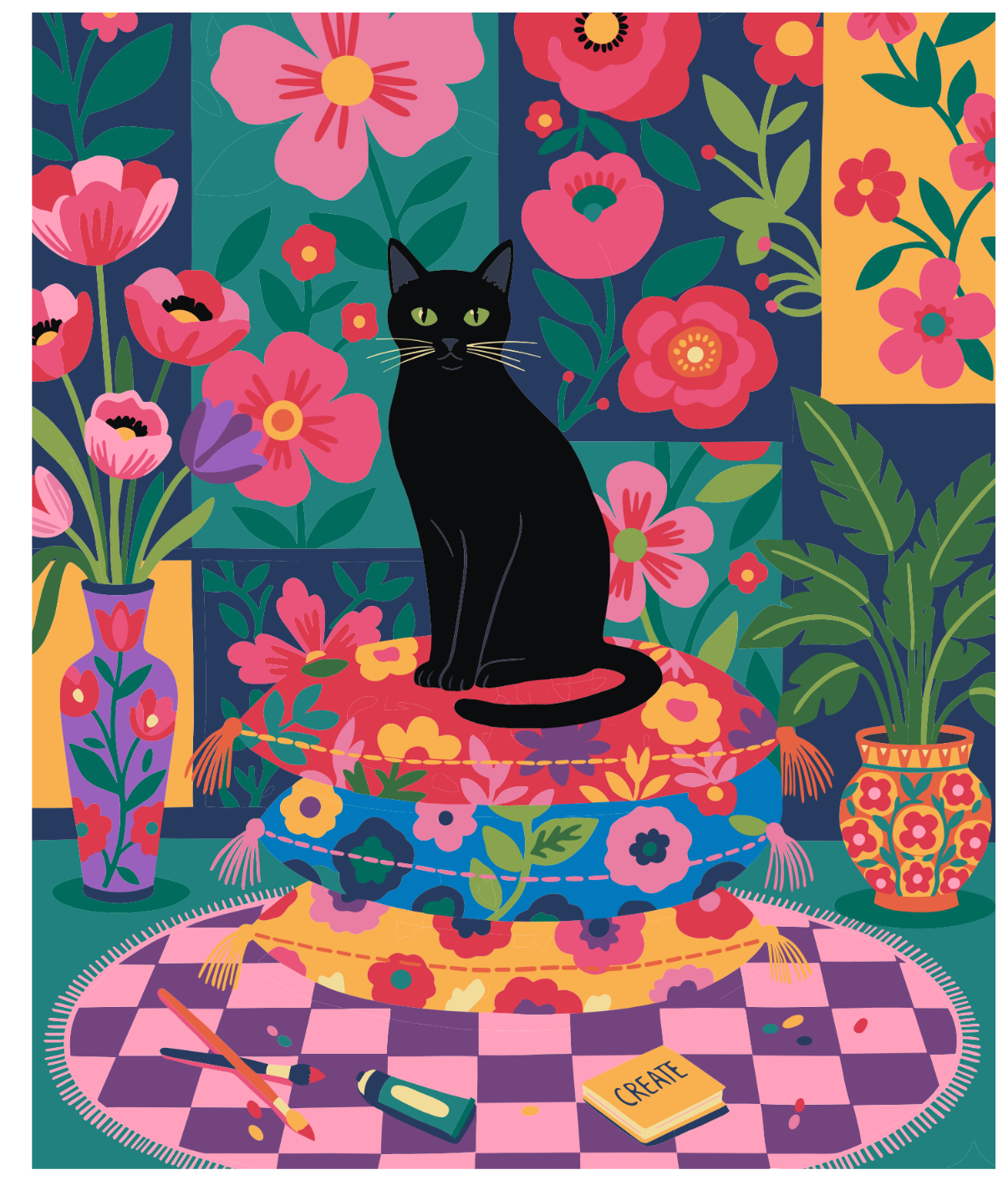 Pixel Pop- Studio Cat