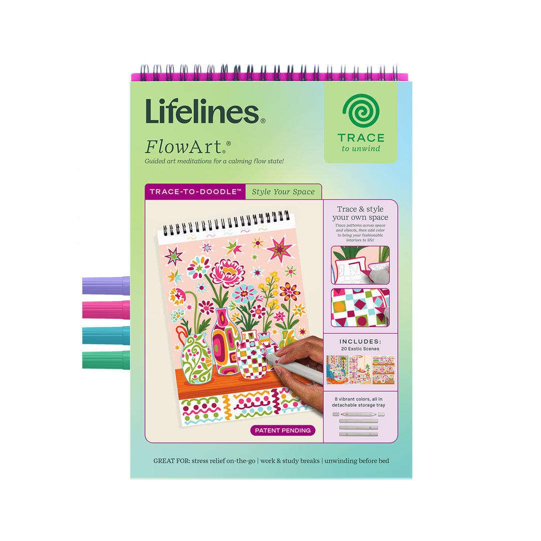 Flow Art Trace to Doodle, Style Your Space