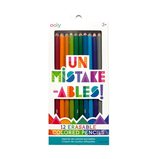 Unmistake-ables Erasable Colored Pencils