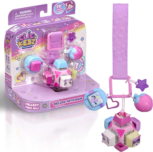 Clickeez Deluxe Keychain Fidget Cube