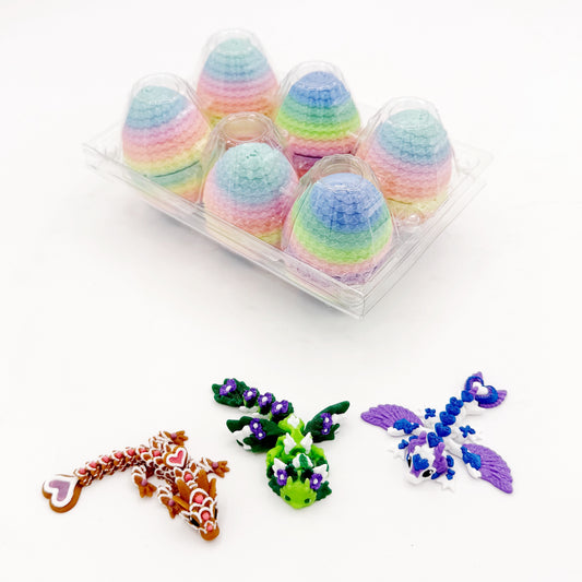 PYE 3d Mini Dragon Egg 6 pack