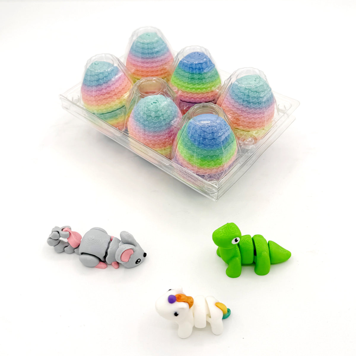 PYE 3d Mini Animal Eggs 6 pack