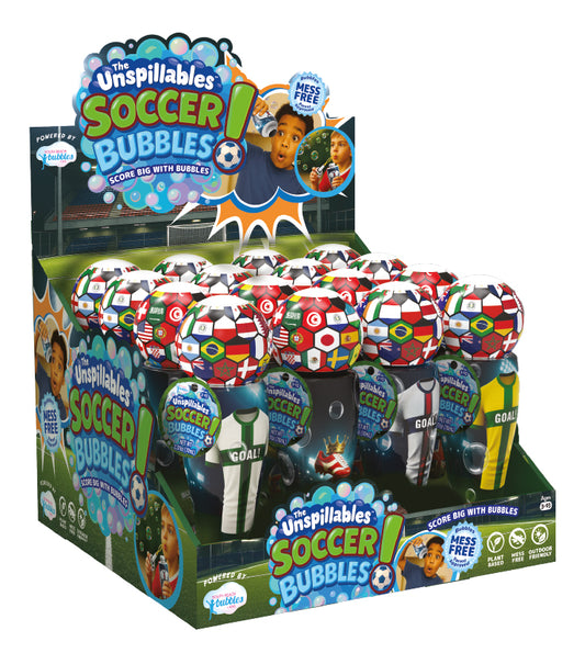 Unspillable Soccer Bubbles