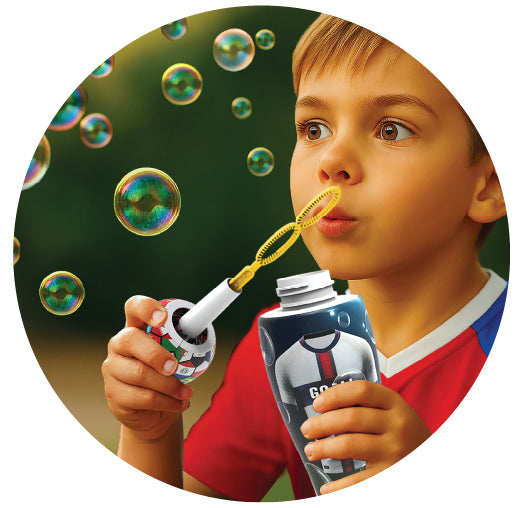 Unspillable Soccer Bubbles