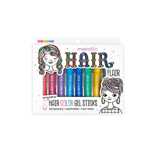 Hair Flair Metallic Hair Crayons