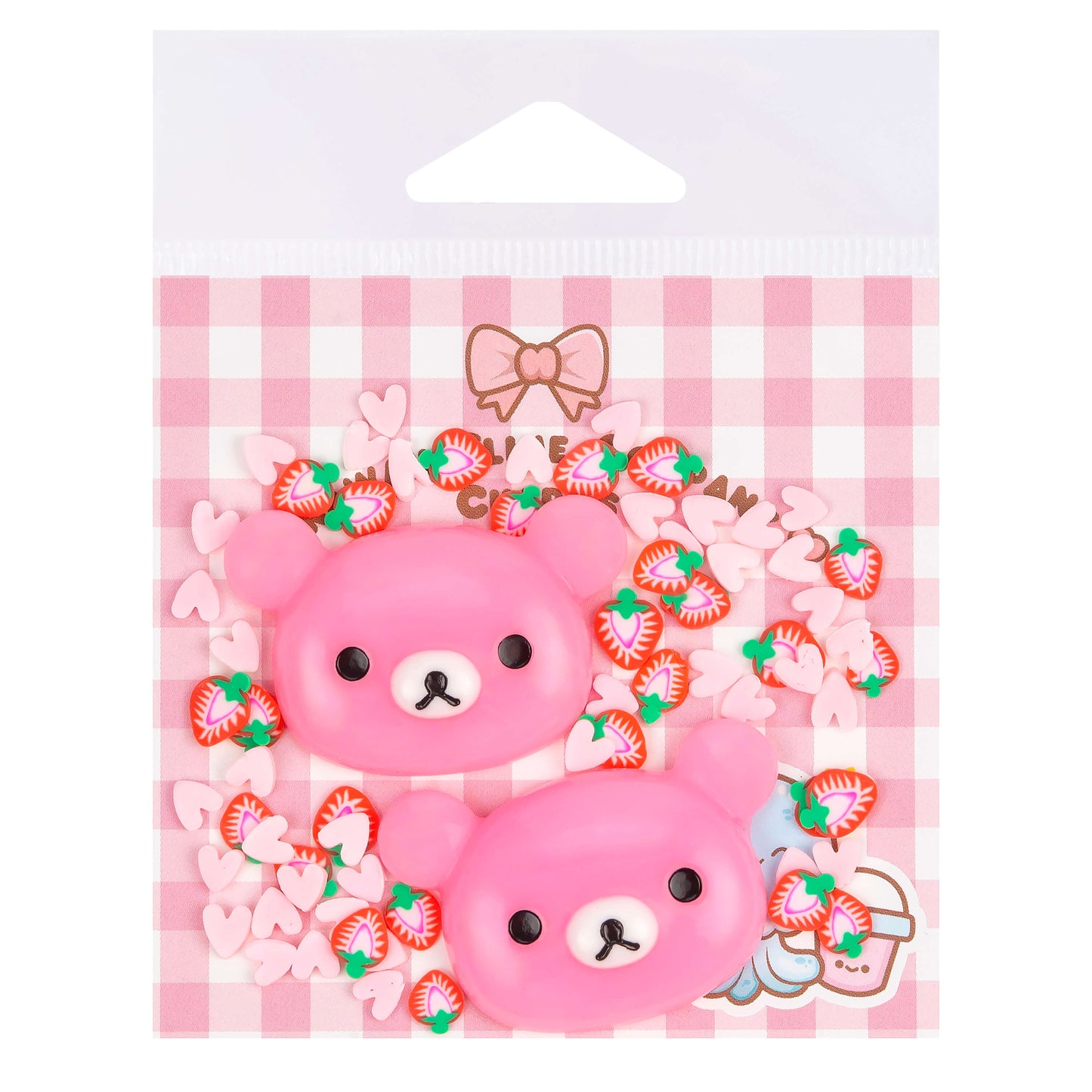 Straw-Bearry Slime Charm Bag