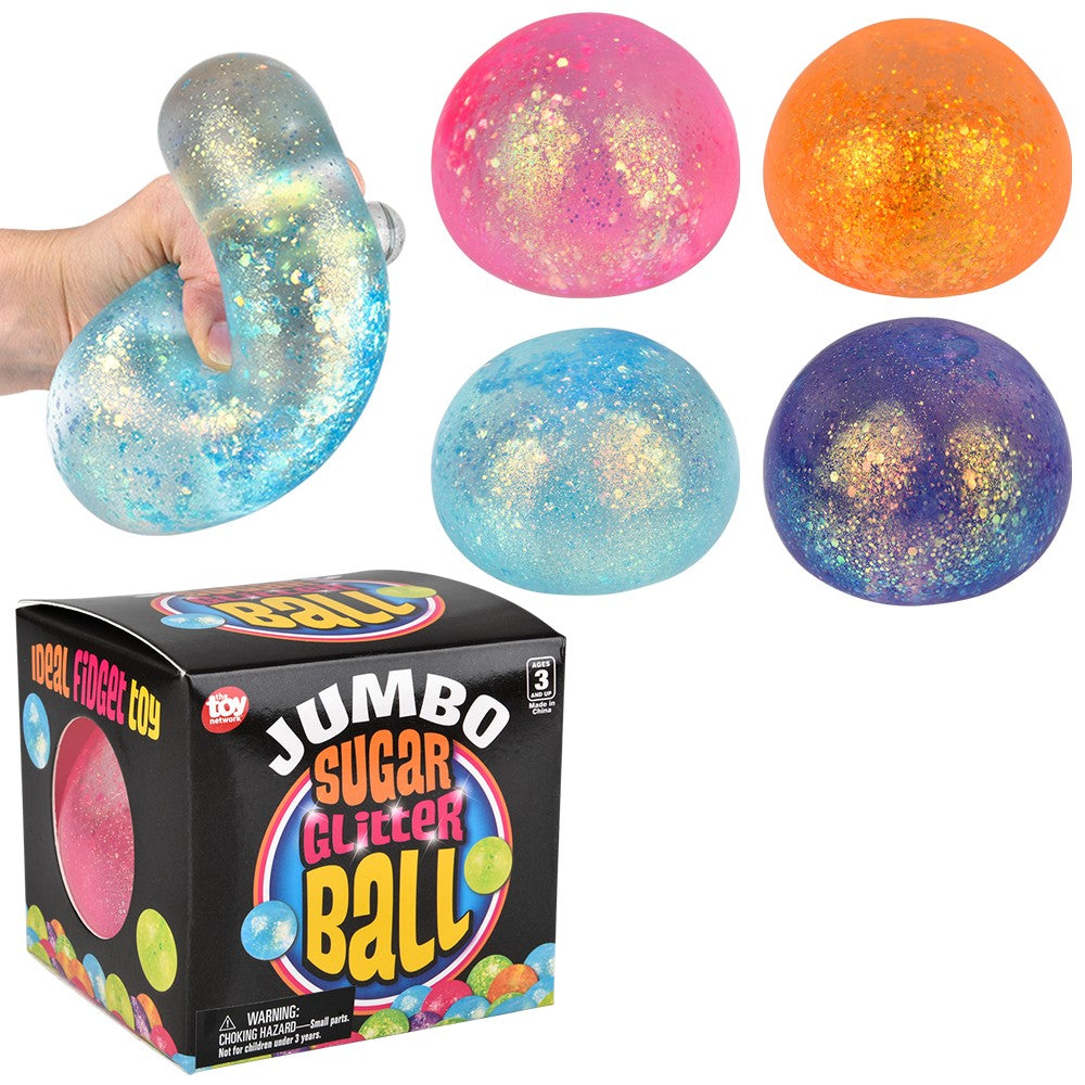 Jumbo Squeezy Glitter Sugar Ball