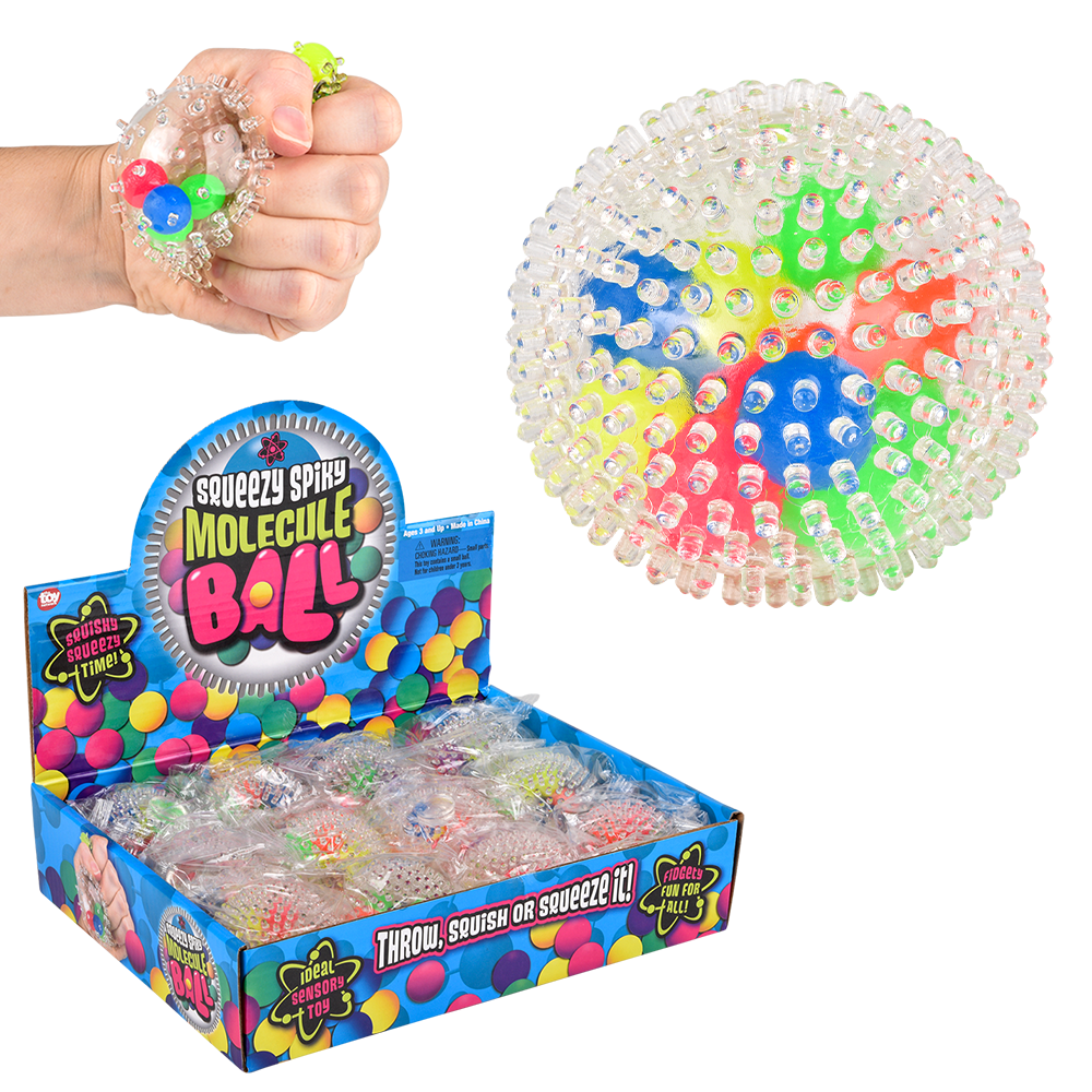 Squeezy Spiky Molecule Ball
