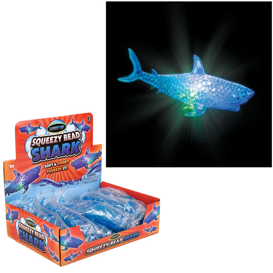 Light Up Squeezy Bead Shark