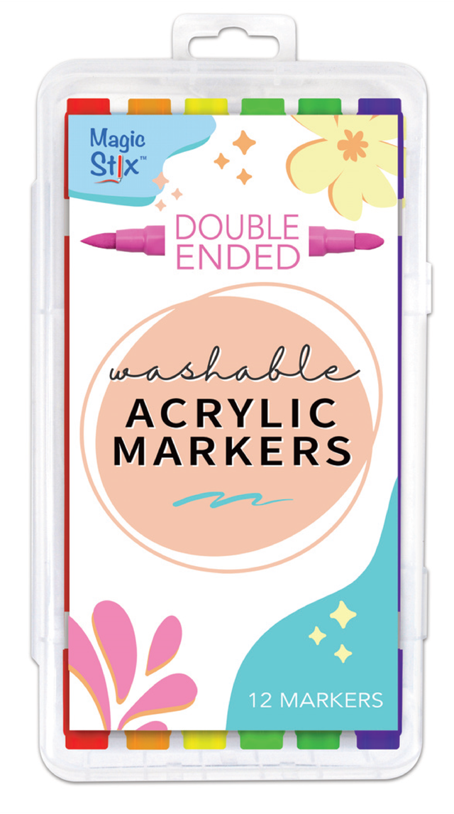Double Ended Washable Acrylic Markers
