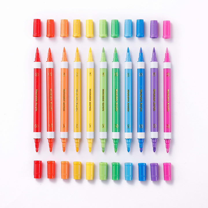 Double Ended Washable Acrylic Markers