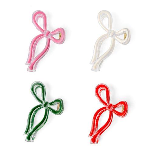 Crush Christmas Bow Claw Clip