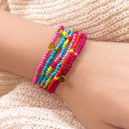 Girl Nation Rainbow Mini Beads Bracelet