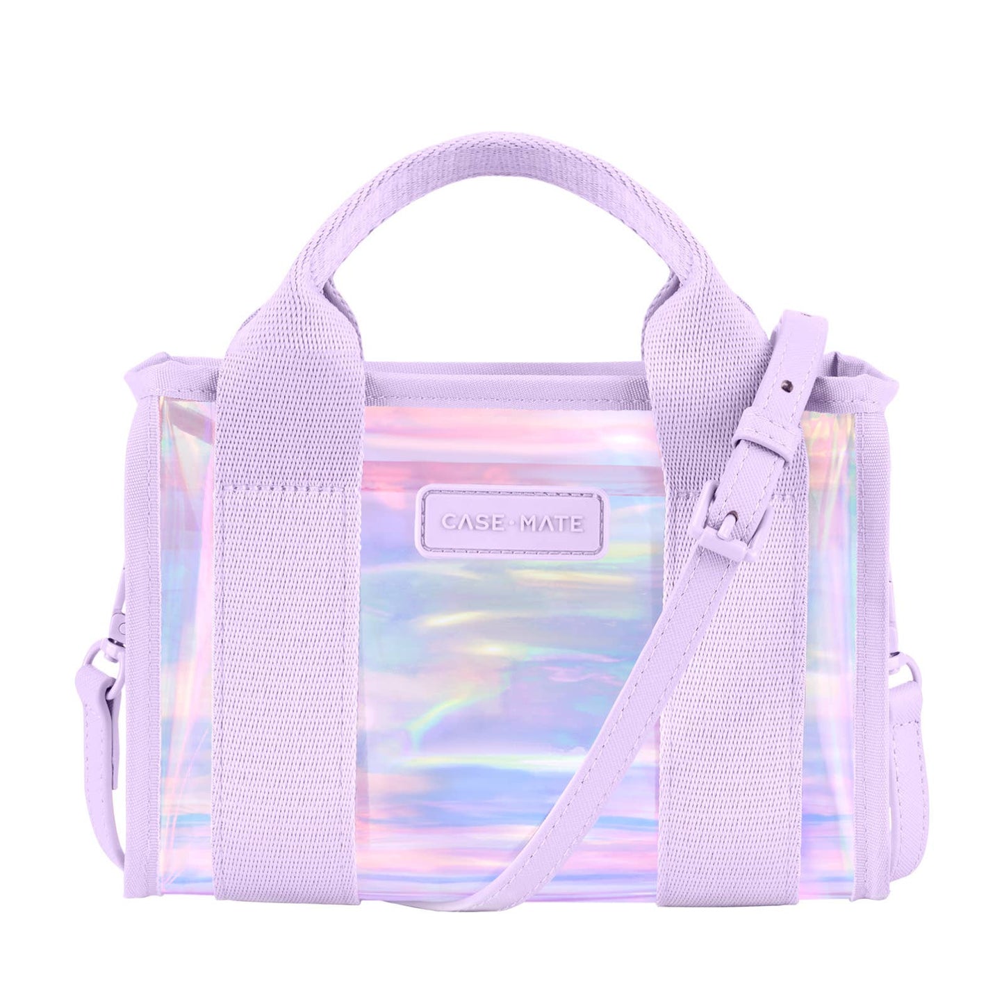 Case-Mate Clear Stadium Bag: Varsity Red Bow