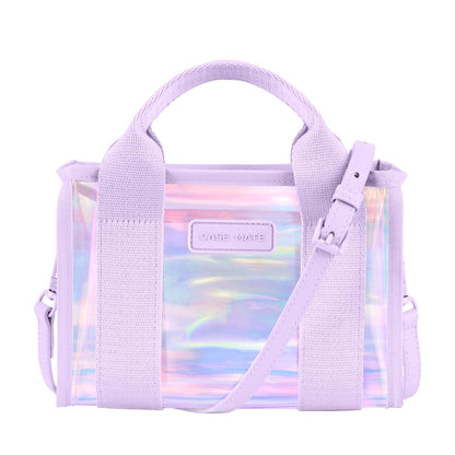 Case-Mate Clear Stadium Bag: Varsity Red Bow
