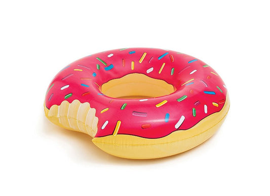 Pink Donut Pool Float