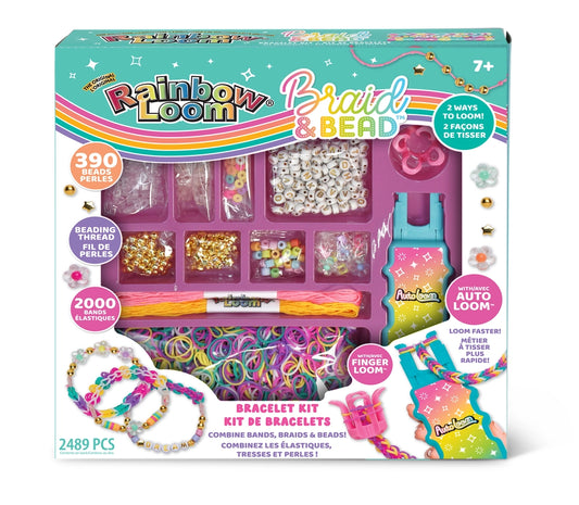 Braid and Bead Rainbow Loom