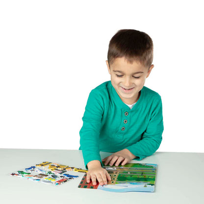 Puffy Sticker Playset Vehicles