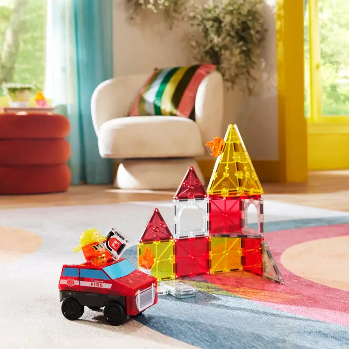 Magnatiles Fire Rescue