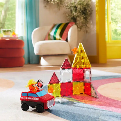 Magnatiles Fire Rescue