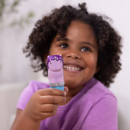Sticker Wow Purple Unicorn