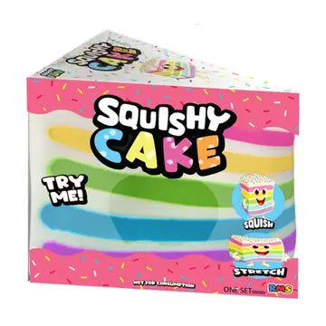 Smushmart Giant Rainbow Cake Slice Squishy