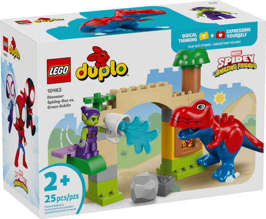 Dinosaur Spidey Rex vs Green Goblin Duplo